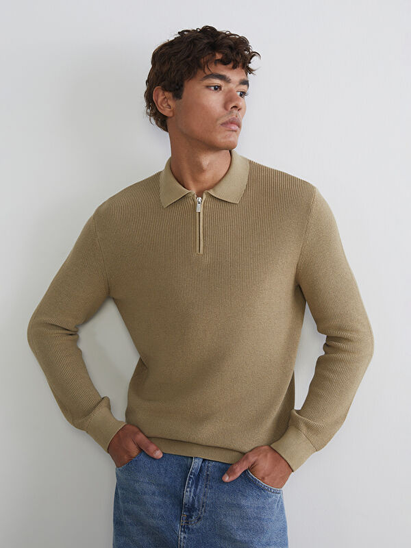 XSIDE Polo Yaka Erkek Triko Kazak