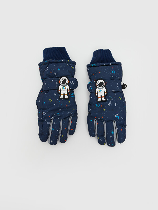 LCW ACCESSORIES Baskılı Erkek Çocuk Kar Eldiveni