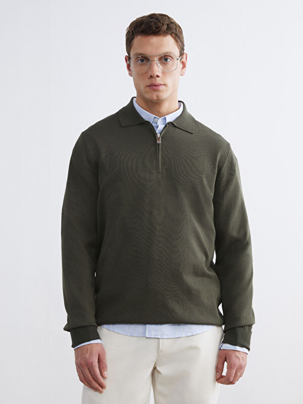 LCW Vision Polo Yaka Erkek Triko Kazak