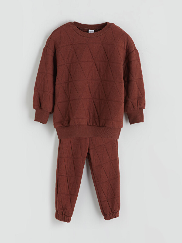 LCW ECO Kapitoneli Erkek Çocuk Sweatshirt ve Eşofman Alt