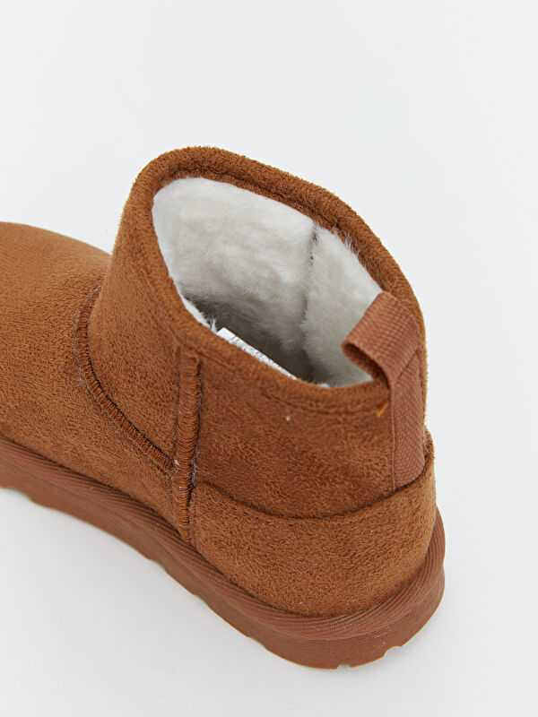 Süet Görünümlü Kız Bebek Bot - Görsel 7