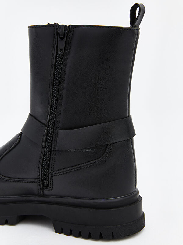 Deri Görünümlü Kız Çocuk Bot - Görsel 6