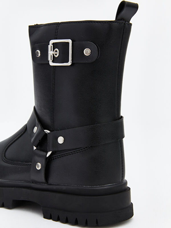 Deri Görünümlü Kız Çocuk Bot - Görsel 7