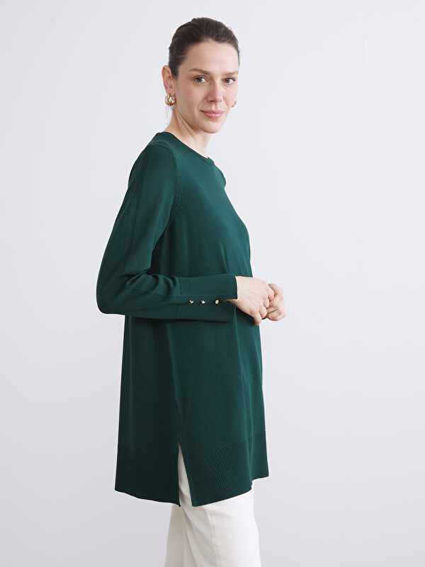 LCW Grace Bisiklet Yaka Kadın Triko Tunik