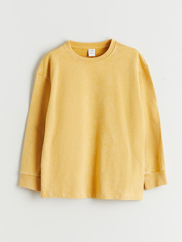 LCW Kids Bisiklet Yaka Erkek Çocuk Sweatshirt