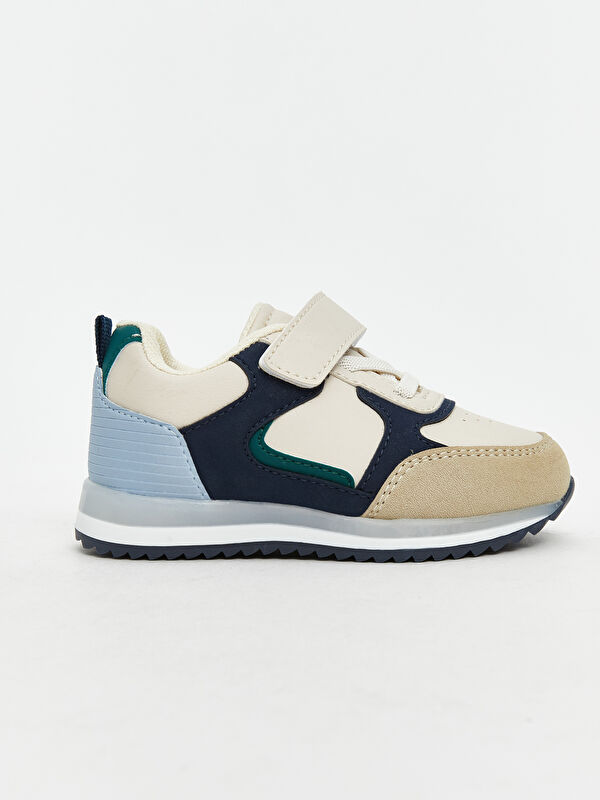 Bağcık ve Cırt Cırtlı Erkek Bebek Spor Ayakkabı - Görsel 3