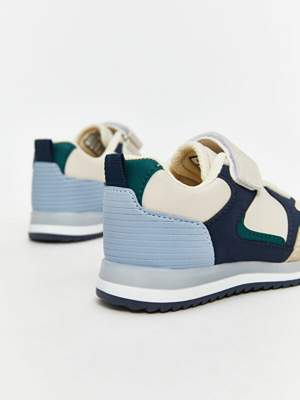 Bağcık ve Cırt Cırtlı Erkek Bebek Spor Ayakkabı - Görsel 6