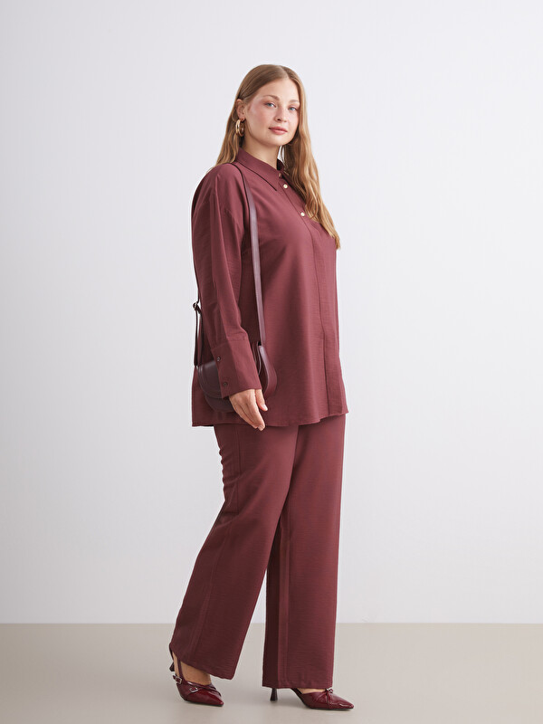 LCW Modest Beli Lastikli Kadın Pantolon