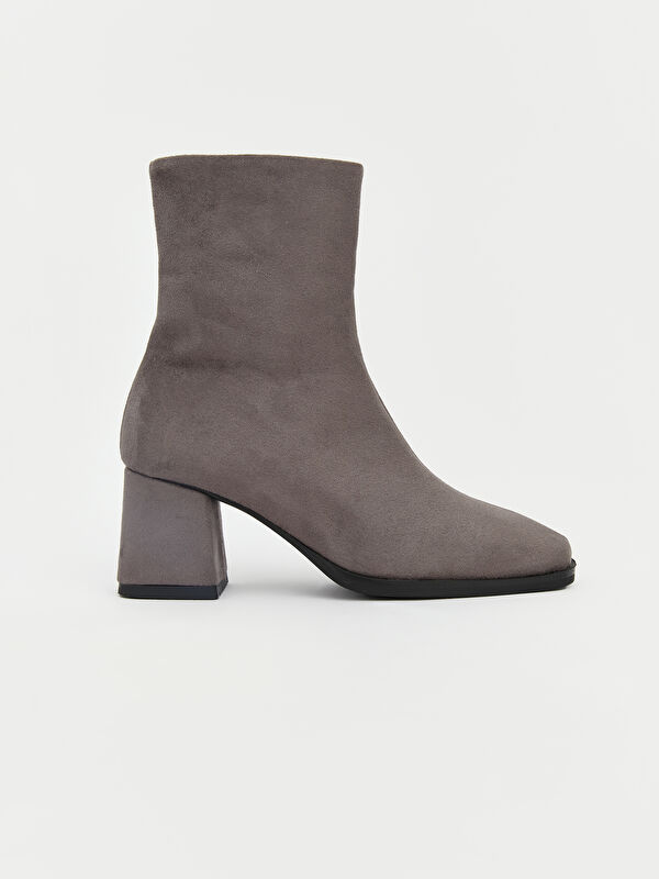 Lcw Steps Kahverengi Lcw Steps Süet Görünümlü Kadın Topuklu Bot