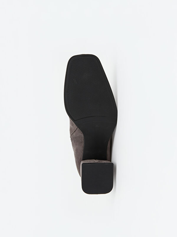 Lcw Steps Kahverengi Lcw Steps Süet Görünümlü Kadın Topuklu Bot