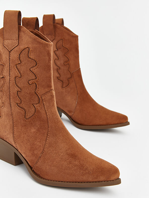 Lcw Steps Siyah Lcw Steps Süet Görünümlü Kadın Çizme