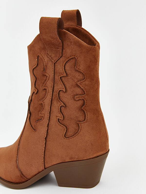 Lcw Steps Siyah Lcw Steps Süet Görünümlü Kadın Çizme