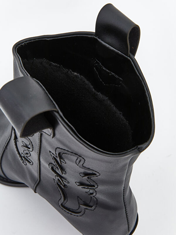 Süet Görünümlü Kadın Çizme - Görsel 7