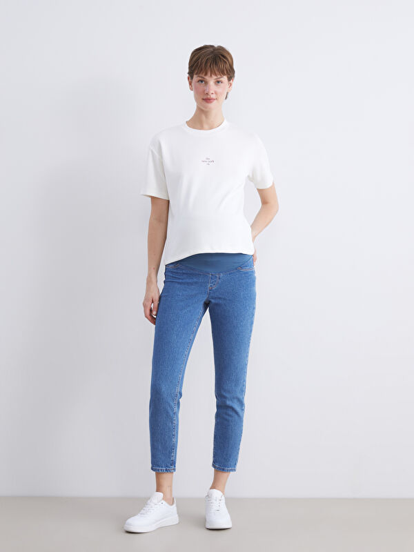 LCWAIKIKI Maternity Karın Panelli Slim Mom Hamile Jean Pantolon