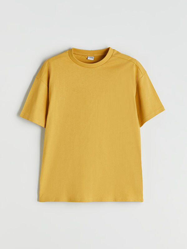 LCW Kids Bisiklet Yaka Basic Erkek Çocuk Tişört