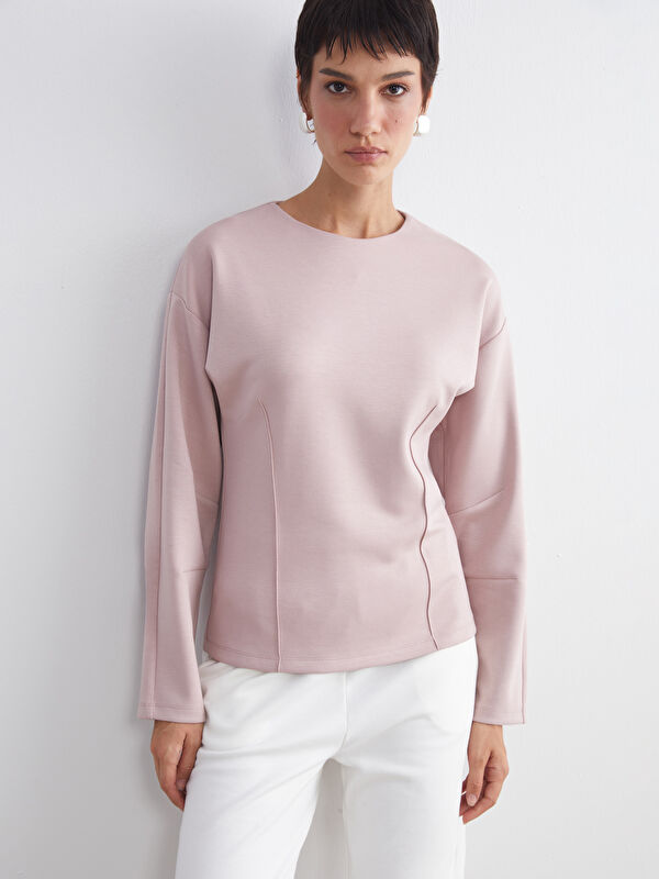 LCW Vision Crew Neck Blouse