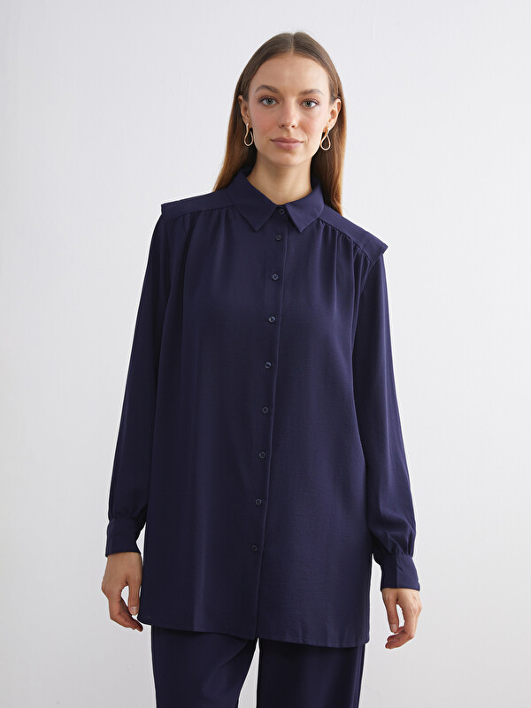 LCW Modest Oversize Kadın Gömlek Tunik