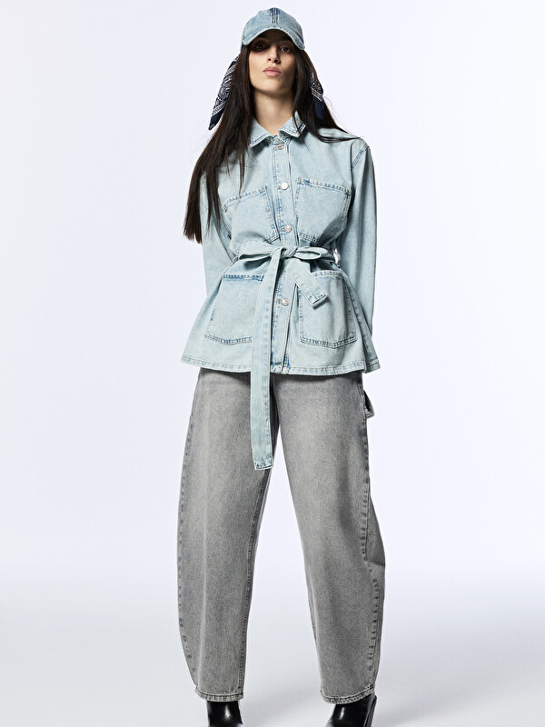 XSIDE Baggy Fit Kadın Jean Pantolon