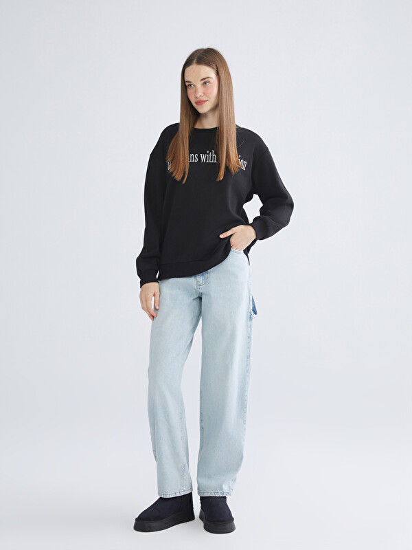 XSIDE Baggy Fit Kadın Jean Pantolon