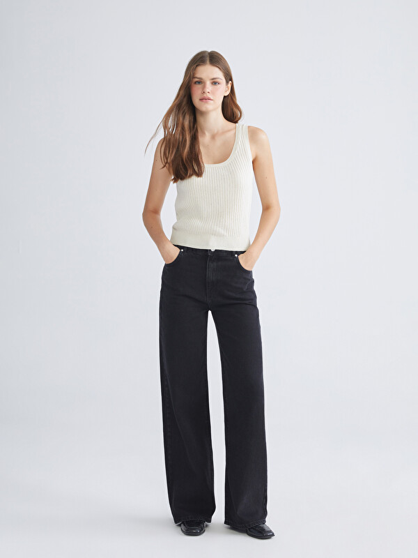 XSIDE Wideleg Kadın Jean Pantolon