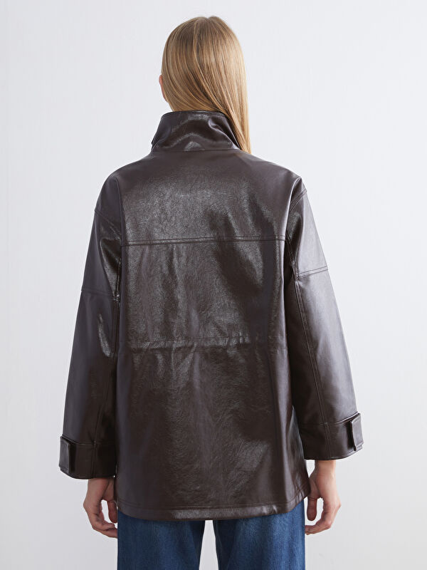 ガイリュウキ LCWAIKIKI Classic Kadın Kaşe Gömlek Ceket - S62066Z8-ZMR | LCW