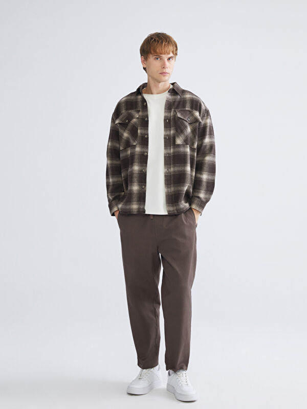 XSIDE Relaxed Fit Twill Men's Trousers