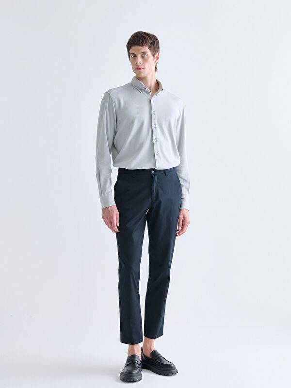 SOUTHBLUE Pantalon Homme Coupe Standard en Sergé