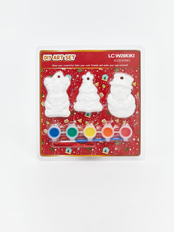 LCW JOY Ensemble de Peinture avec Motif Bonhomme de Neige