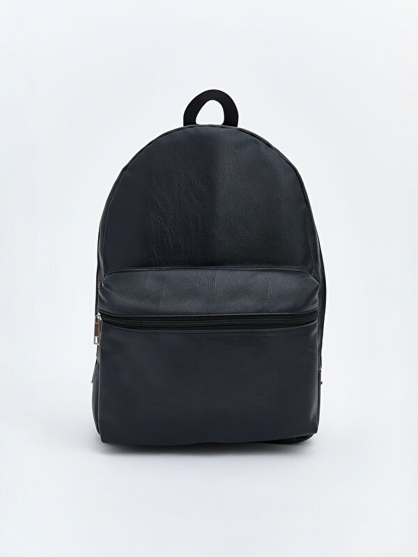 LCW ACCESSORIES Faux Leather Men's Backpack