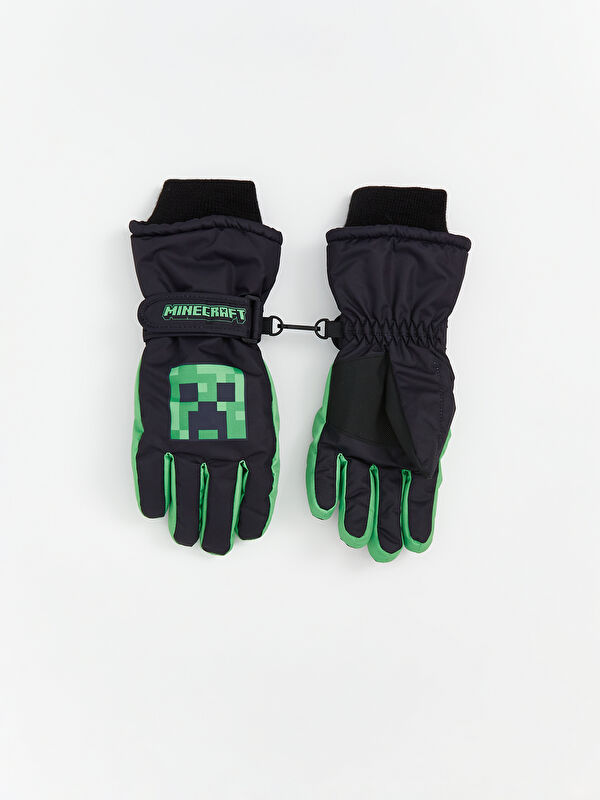 LCW ACCESSORIES دەستکێشی چاپکراوی کوڕانەی Minecraft