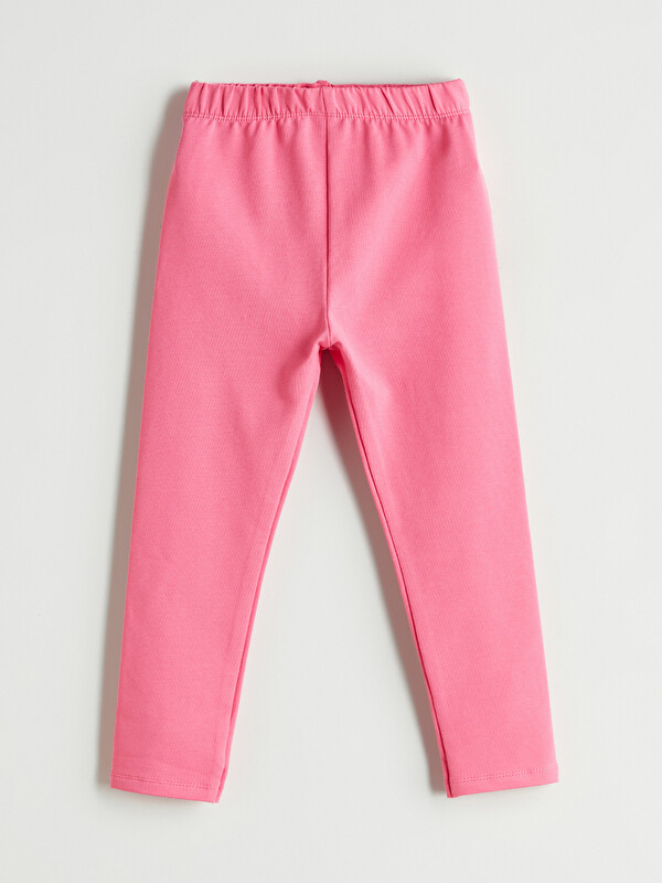 LCW Kids Beli Lastikli Basic Kız Çocuk Tayt