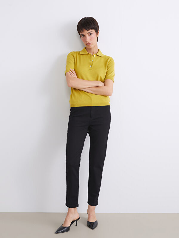 LCWAIKIKI Classic Slim Mom Kadın Jean Pantolon