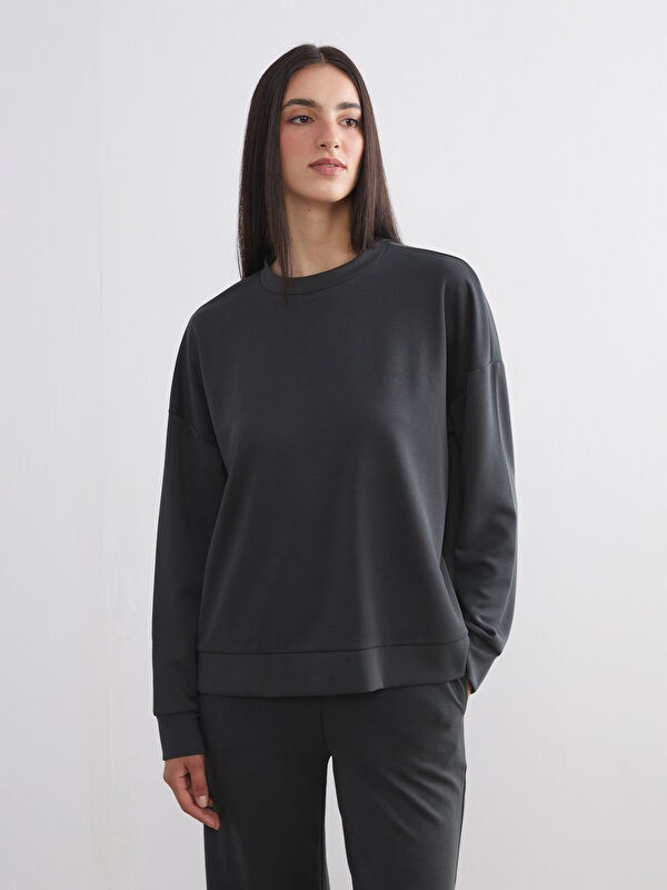 LCW Vision Modal Karışımlı Oversize Kadın Sweatshirt