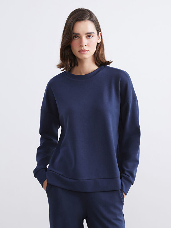 LCW Vision Modal Karışımlı Oversize Kadın Sweatshirt