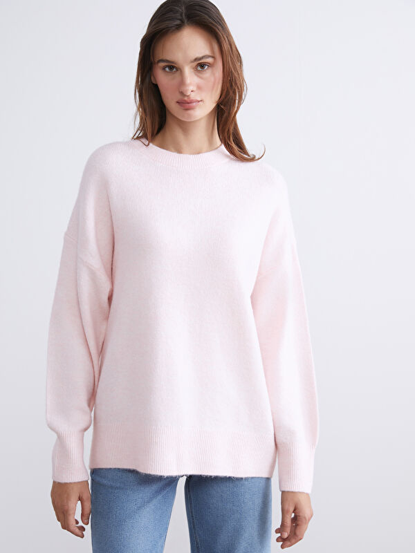 LCW Vision Rundhalsausschnitt Oversize Damen Strickpullover