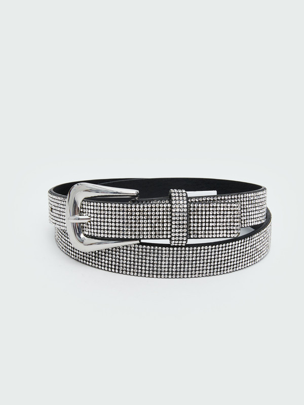 LCW ACCESSORIES Ženski remen s kamenčićima