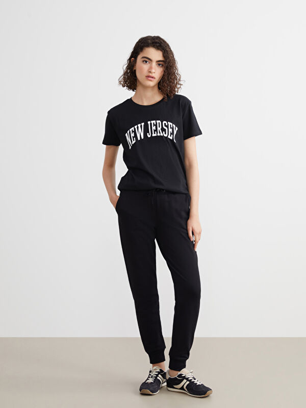 XSIDE Beli Lastikli Kadın Jogger Eşofman Altı