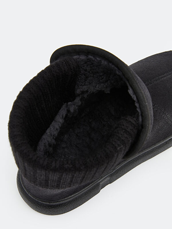 Süet Görünümlü Kadın Ev Botu - Görsel 7