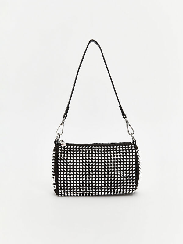 LCW ACCESSORIES Rhinestone Embellished Women's Shoulder Bag
