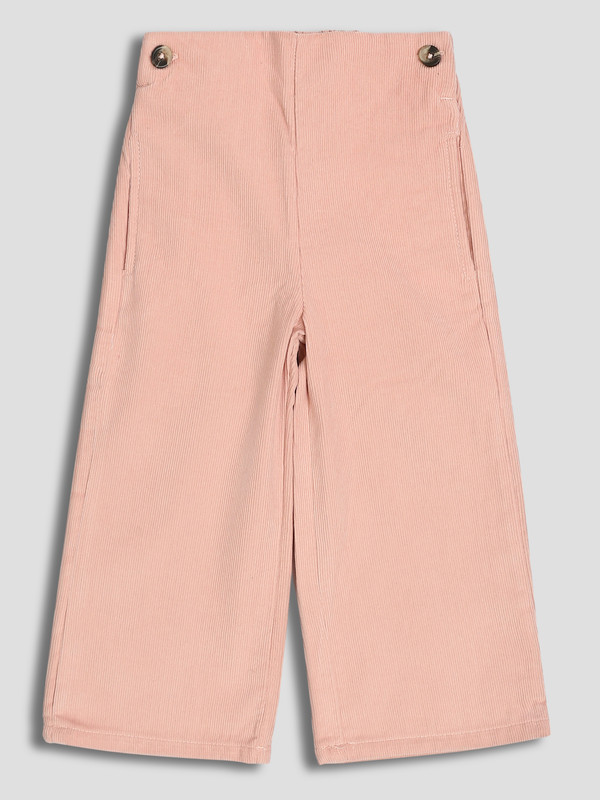 LCW Kids Wide Leg Girls' Velvet Trousers