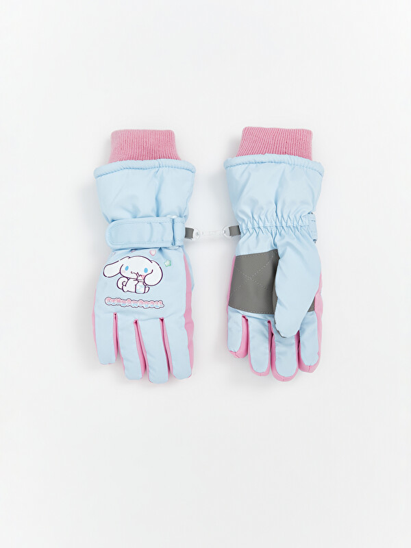 LCW ACCESSORIES Cinnamoroll Baskılı Kız Çocuk Kar Eldiveni