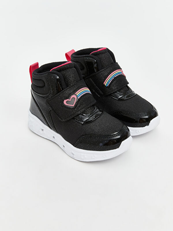 Cırt Cırtlı Tabanı Işıklı Kız Bebek Bot - Görsel 3