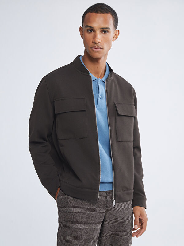 LCW Vision Bomber Yaka Uzun Kollu Erkek Ceket