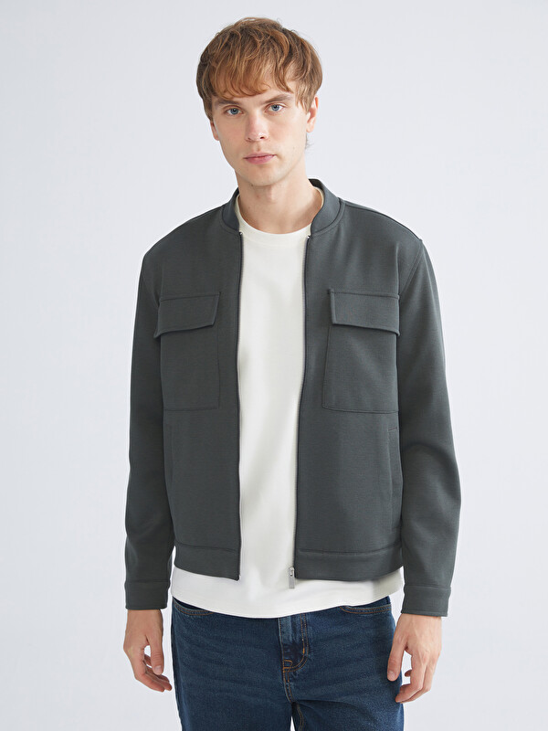 LCW Vision Bomber Yaka Uzun Kollu Erkek Ceket