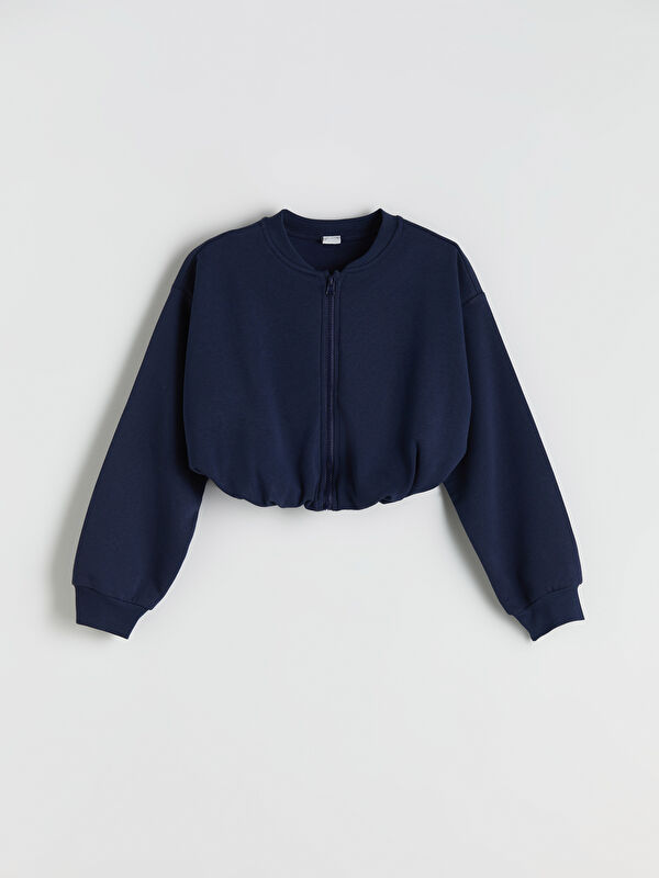 LCW Kids Kız Çocuk Fermuarlı Sweatshirt