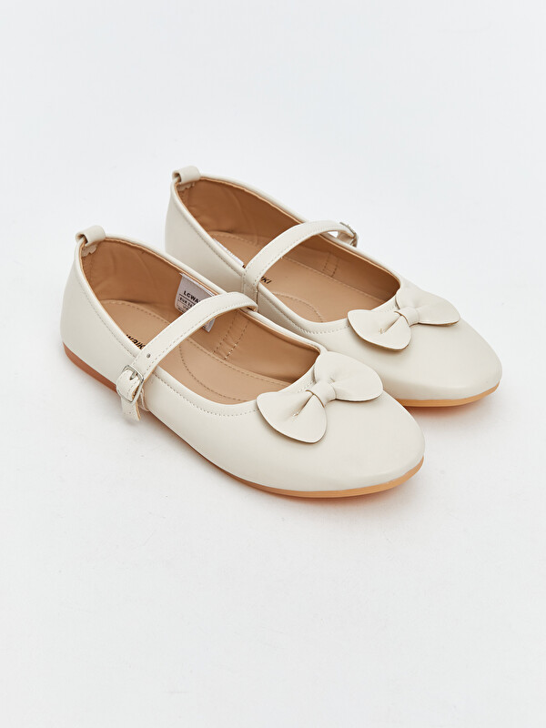 LCW STEPS Bow Detailed Girl's Flat Shoe