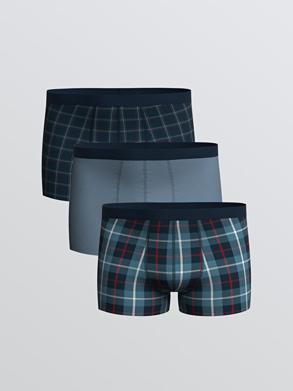 LC WAIKIKI Standart Kalıp Pamuklu Esnek Erkek Boxer 3'lü