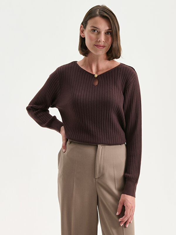 LCW Grace Crew Neck Women's Knitwear Sweater