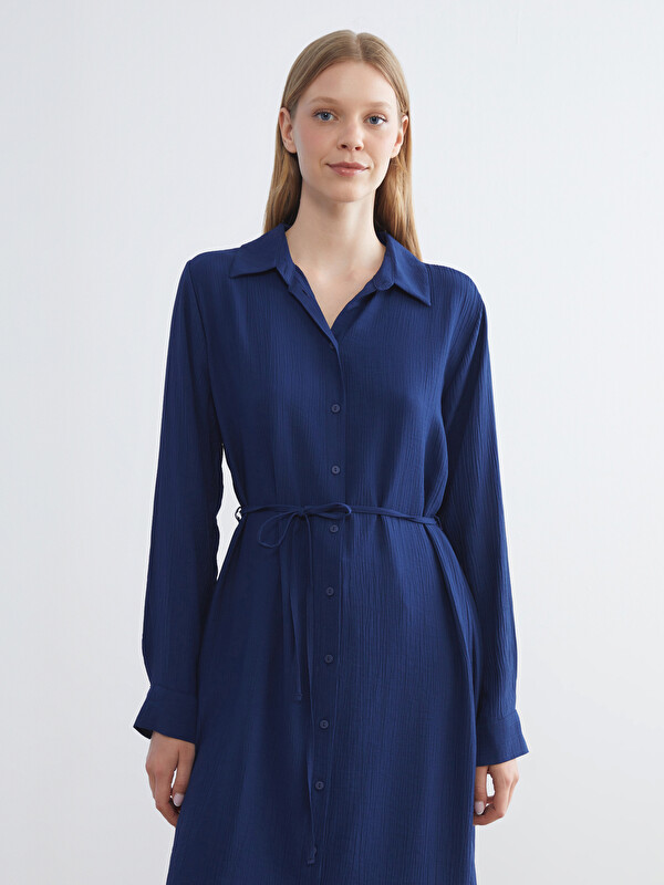 LCWAIKIKI Classic Dokulu Oversize Kadın Gömlek Tunik