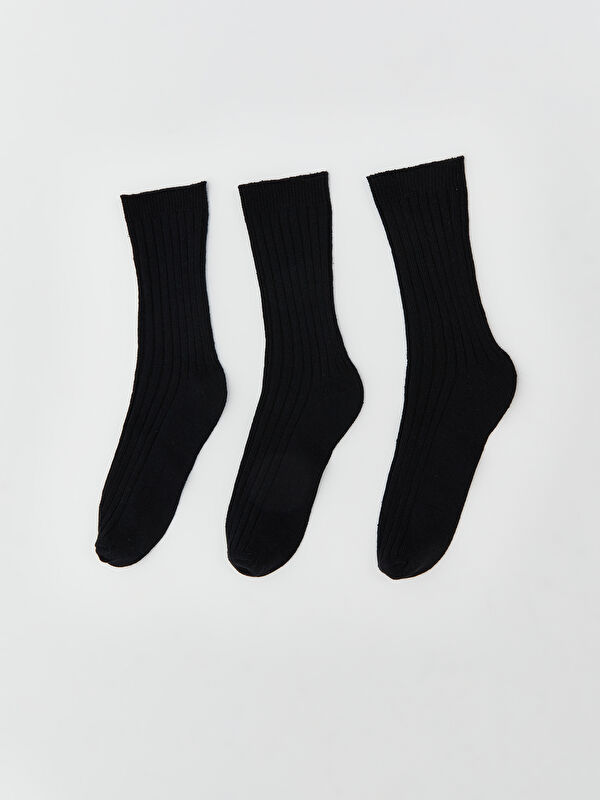 LCW ECO Basic Erkek Çocuk Patik Çorap 3'lü